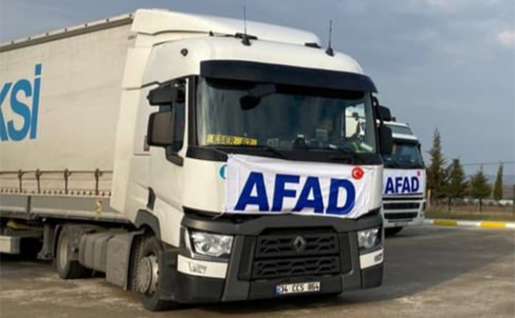  AFAD'ın Yardım TIR'ları Ukrayna'ya Ulaştı