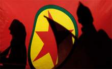 PKK SEMPATİZANLARI AYDIN'DA ŞANTİYE BASIP BAYRAK YAKTI