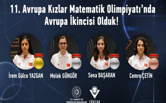 Avrupa Kızlar Matematik Olimpiyatı’nda tarihi başarı