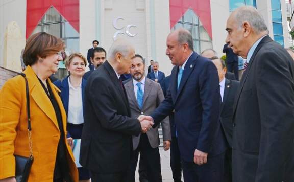 Muharrem İnce, MHP Genel Başkanı Bahçeli ile görüştü